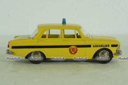 Москвич-408 А1 Милиция, Апрель 1982г.,, Тантал/Радон 1:43