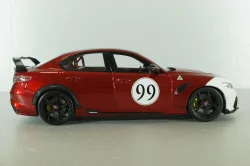 Alfa Romeo Giulia GTAm #99 racing 2020, BU01449 red/white, Bburago 1:18