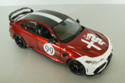 Alfa Romeo Giulia GTAm #99 racing 2020, BU01449 red/white, Bburago 1:18