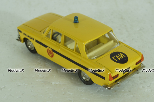 Москвич-408 А1 Милиция, Апрель 1982г.,, Тантал/Радон 1:43