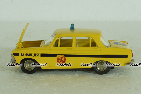 Москвич-408 А1 Милиция, Апрель 1982г.,, Тантал/Радон 1:43