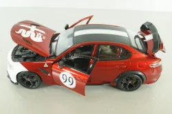 Alfa Romeo Giulia GTAm #99 racing 2020, BU01449 red/white, Bburago 1:18