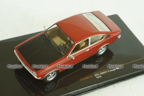 Opel Kadett C Coupe SR 1976, red/black, CLC490N.22, IXO 1:43