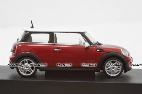 Mini Cooper S 2006 R55, red/white roof , 55006, AutoArt 1:43