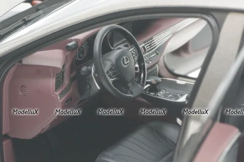 Lexus LS 500h, manganese luster metallic, 78867, AutoArt 1:18