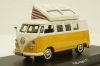 Volkswagen T1 Campingbus, beige/yellow, 450354200, Schuco 1:43