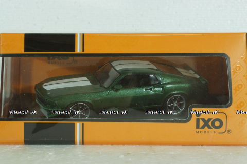 Ford Mustang Custom 1969 greenmetallic/white , CLC530N.22, IXO 1:43