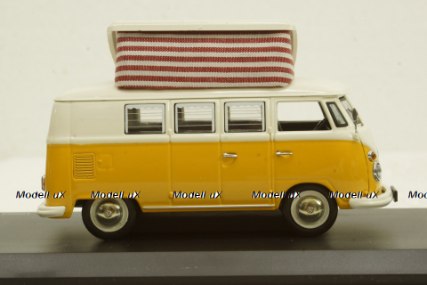 Volkswagen T1 Campingbus, beige/yellow, 450354200, Schuco 1:43