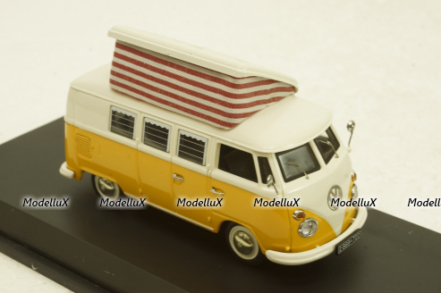 Volkswagen T1 Campingbus, beige/yellow, 450354200, Schuco 1:43