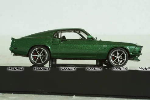 Ford Mustang Custom 1969 greenmetallic/white , CLC530N.22, IXO 1:43