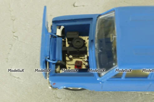 Ваз-2102 А11, синий, Тантал/Радон 1:43