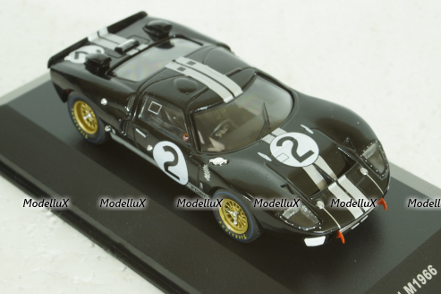 Ford GT40 MK II Sieger 24h Le Mans 1966 McLaren/Amon, LM1966, IXO 1:43