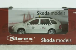 Skoda Fabia, taxi Praha, white,  143AXB-0145, Abrex 1:43