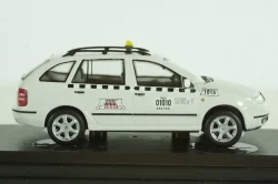 Skoda Fabia, taxi Praha, white,  143AXB-0145, Abrex 1:43