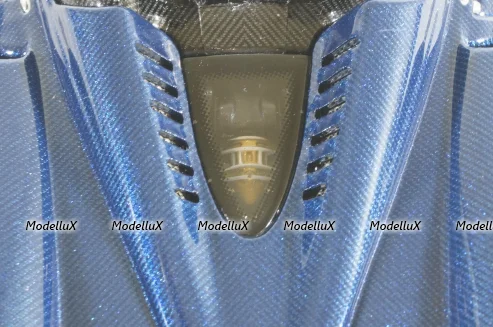 Pagani Huayra Roadster 2017, blue, ALM450303, Almost Real 1:43