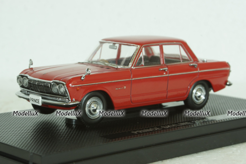 Nissan Prince Skyline 2000GTB 1965 red, 44237, Ebbro 1:43