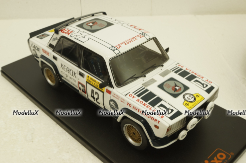 Ваз-2105 Lada  VFTS, No.42, 1000 Lakes Rally, S.Brundza/V.Neyman, 1984, RMC146, IXO 1:18