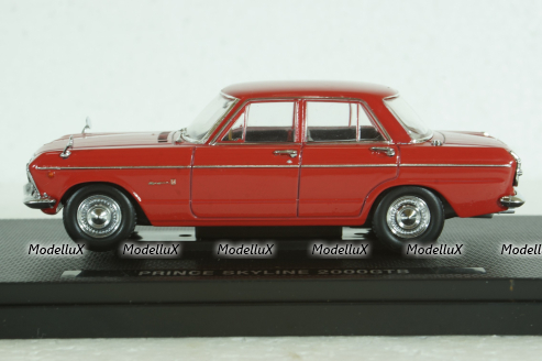 Nissan Prince Skyline 2000GTB 1965 red, 44237, Ebbro 1:43
