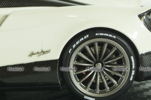 Pagani Huayra Roadster 2017, white, ALM450302, Almost Real 1:43