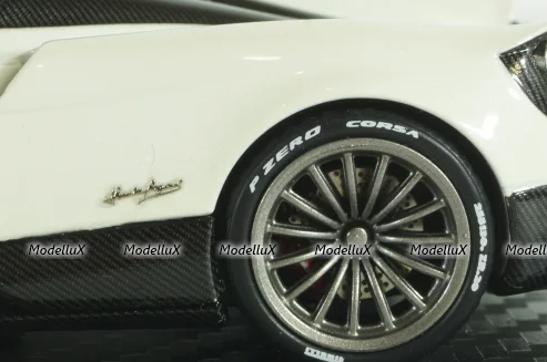 Pagani Huayra Roadster 2017, white, ALM450302, Almost Real 1:43