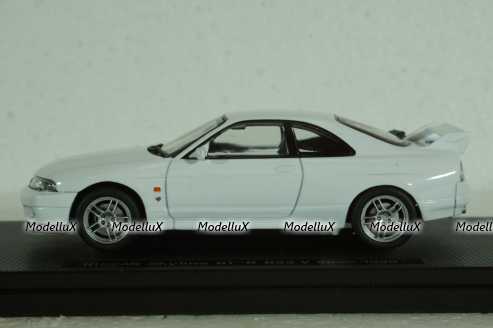Nissan Skyline GT-R R33 V Spec 1995 white, 44186, Ebbro 1:43