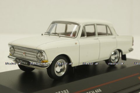 Москвич-408 1968 белый, IST102,  IST 1:43