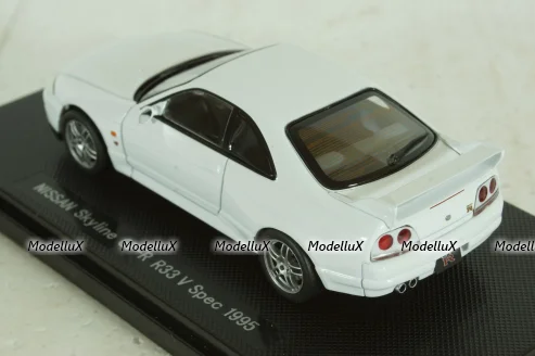 Nissan Skyline GT-R R33 V Spec 1995 white, 44186, Ebbro 1:43