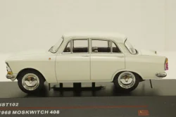 Москвич-408 1968 белый, IST102,  IST 1:43