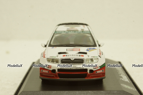 Skoda Fabia S2000, Valasska Rallye 2011, #4, 143XAB604TH, Abrex 1:43