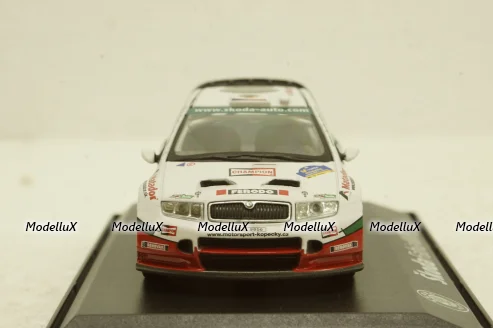 Skoda Fabia S2000, Valasska Rallye 2011, #4, 143XAB604TH, Abrex 1:43