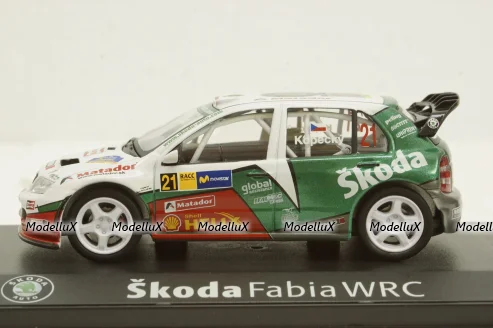 Skoda Fabia S2000, Valasska Rallye 2011, #4, 143XAB604TH, Abrex 1:43