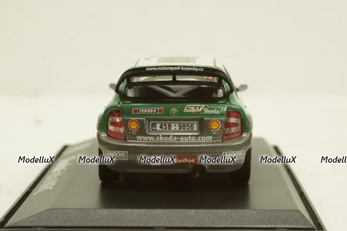 Skoda Fabia WRC EVO II, Catalunya Rallye 2006, #21 Kopecky-Schovanek, 143XAB601TD, Abrex 1:43