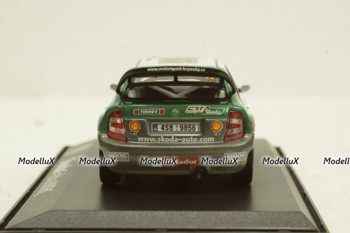 Skoda Fabia S2000, Valasska Rallye 2011, #4, 143XAB604TH, Abrex 1:43