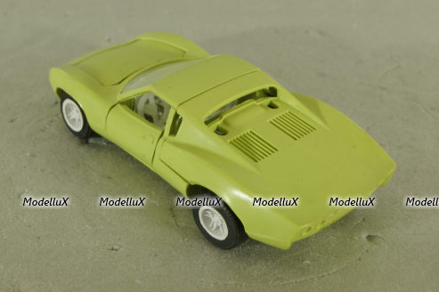 Chevrolet Corvette Astro 2, 1968г., салатовый, Ремейк 1:43