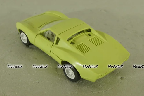 Chevrolet Corvette Astro 2, 1968г., салатовый, Ремейк 1:43
