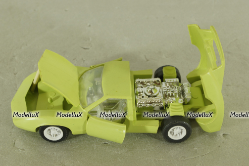 Chevrolet Corvette Astro 2, 1968г., салатовый, Ремейк 1:43