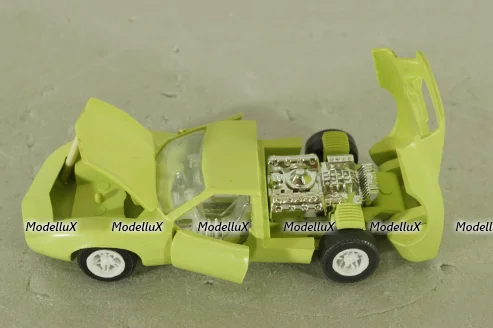 Chevrolet Corvette Astro 2, 1968г., салатовый, Ремейк 1:43