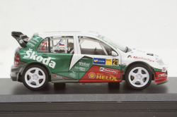 Skoda Fabia WRC EVO II, Catalunya Rallye 2006, #21 Kopecky-Schovanek, 143XAB601TD, Abrex 1:43