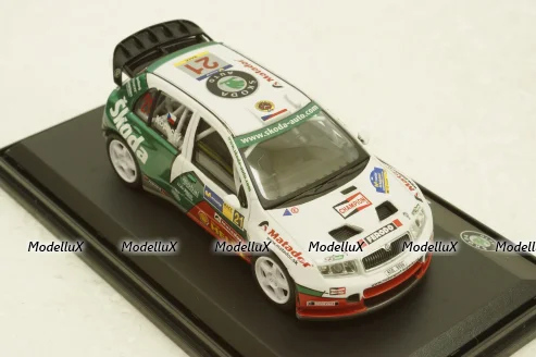 Skoda Fabia WRC EVO II, Catalunya Rallye 2006, #21 Kopecky-Schovanek, 143XAB601TD, Abrex 1:43