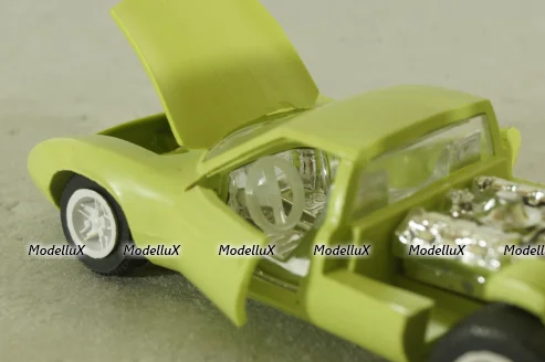 Chevrolet Corvette Astro 2, 1968г., салатовый, Ремейк 1:43