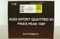 Audi Quattro S1, Pikes Peak Winner 1987 #1, W.Röhrl, white, 88700, Autoart 1:18