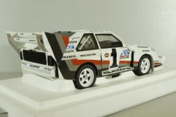 Audi Quattro S1, Pikes Peak Winner 1987 #1, W.Röhrl, white, 88700, Autoart 1:18