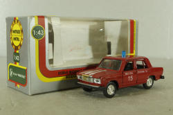 Ваз-2107, Пожарный, Агат 1:43