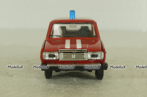 Ваз-2107, Пожарный, Агат 1:43