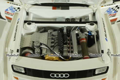 Audi Quattro S1, Pikes Peak Winner 1987 #1, W.Röhrl, white, 88700, Autoart 1:18