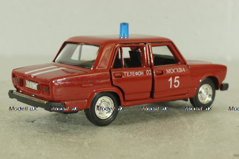 Ваз-2107, Пожарный, Агат 1:43