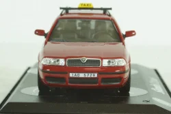 Skoda Octavia Taxi Praha, red, 143ABX005XDB, Abrex 1:43