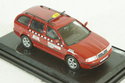 Skoda Octavia Taxi Praha, red, 143ABX005XDB, Abrex 1:43