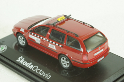 Skoda Octavia Taxi Praha, red, 143ABX005XDB, Abrex 1:43