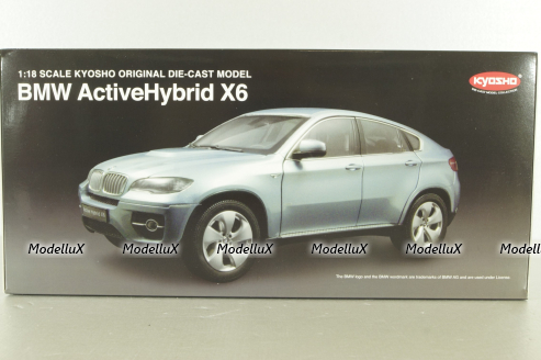 BMW X6 (E71) Active Hybrid 2010, 08763BW, Kyosho 1:18